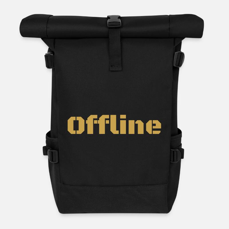 Offline - Rolltop Rucksack - Schwarz