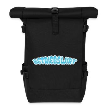 Job Betriebswirt - Rolltop Rucksack - Schwarz - Vorne
