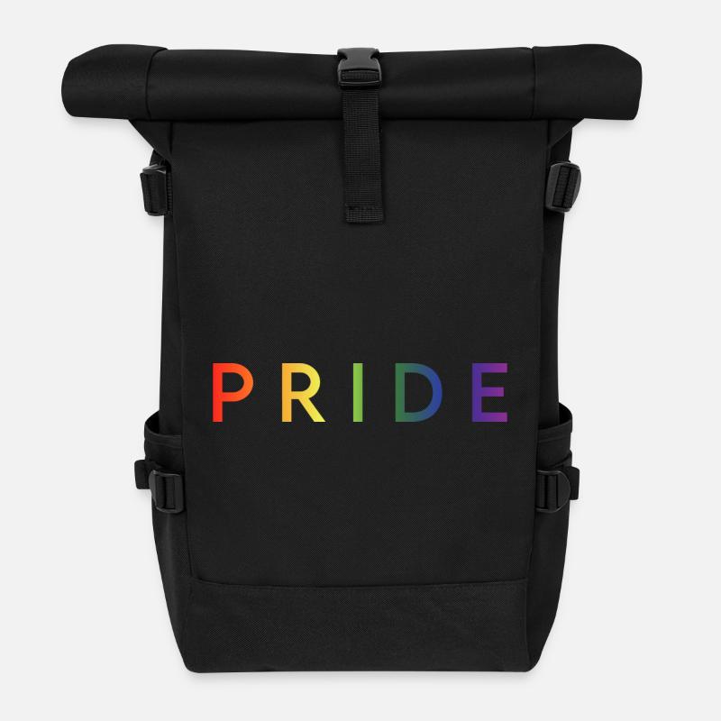 PRIDE - Rolltop Rucksack - Schwarz