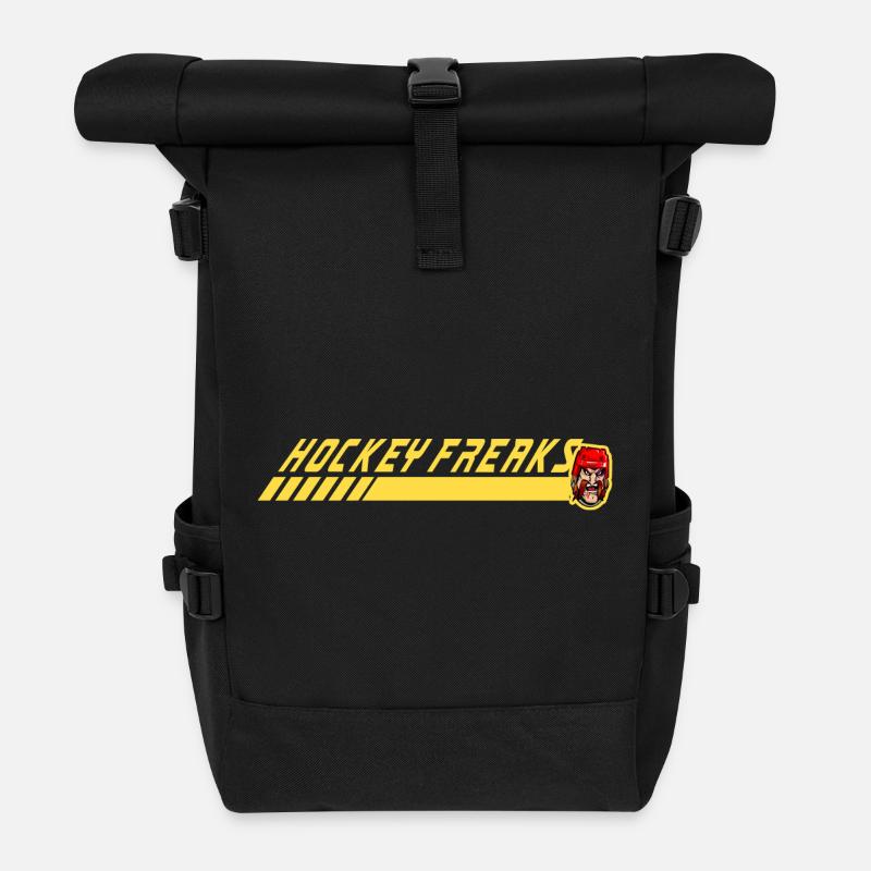 Hockey Freaks Mascot Rush - Roll Top Backpack - black