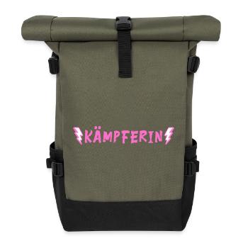 Combattant - Sac à dos roll top - olive/noir - Devant