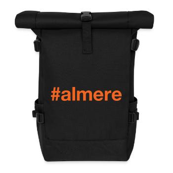 Almere Nederland Netherlands - Rolltop Rucksack - Schwarz - Vorne