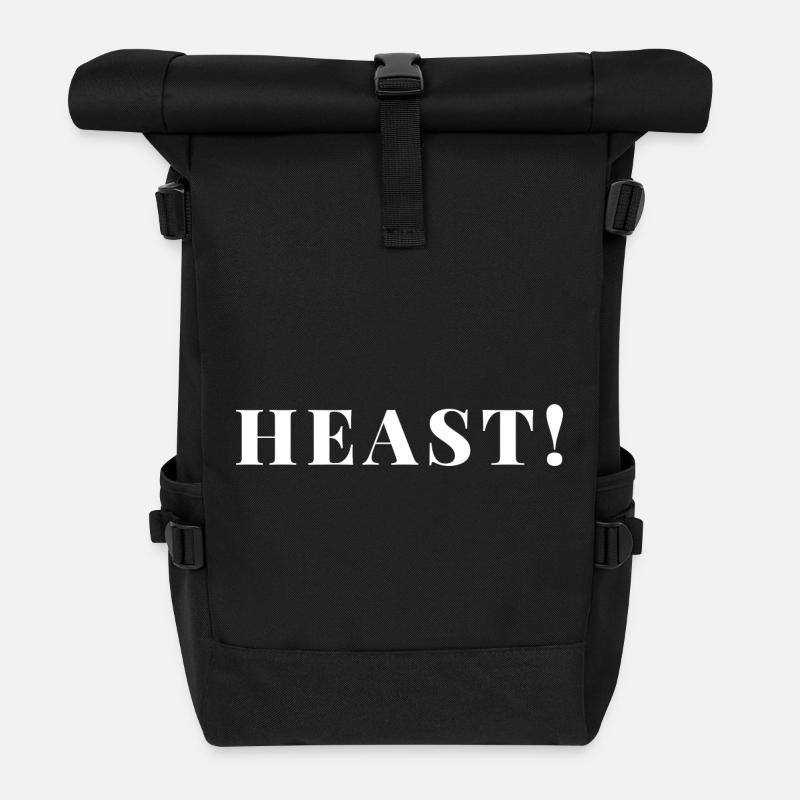 Heast! - Rolltop Rucksack - Schwarz