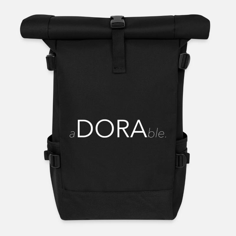 aDORAble - Rolltop Rucksack - Schwarz