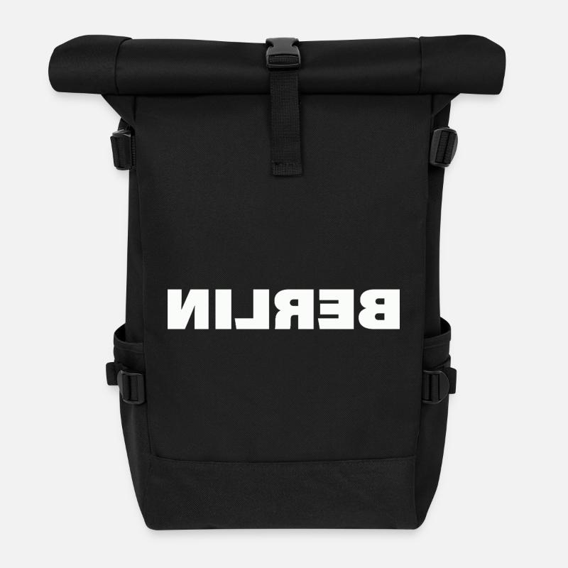 BERLIN - Rolltop Rucksack - Schwarz