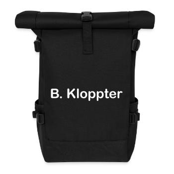 B. Kloppter - Rolltop Rucksack - Schwarz - Vorne