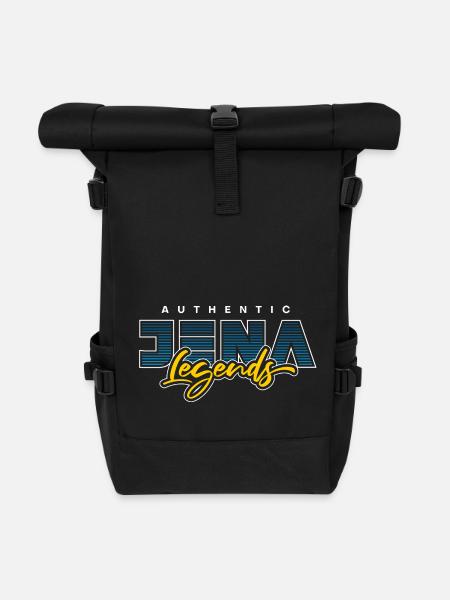 Jena Authentic Legends - Rolltop Rucksack - Schwarz