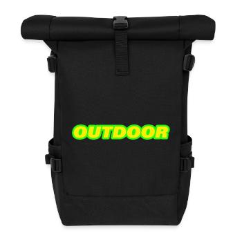 Extérieur - Sac à dos roll top - noir - Devant