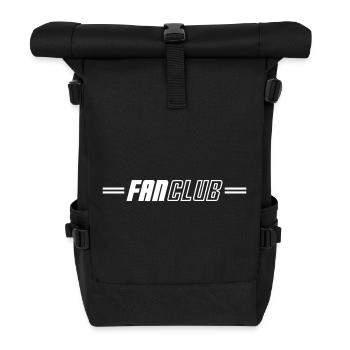 Fan Club Verein - Rolltop Rucksack - Schwarz - Vorne