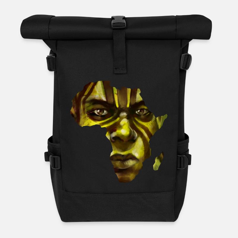 africa - Sac à dos roll top - noir