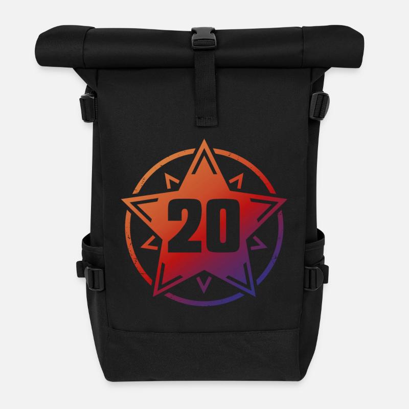 Superstar 20 - Rolltop Rucksack - Schwarz