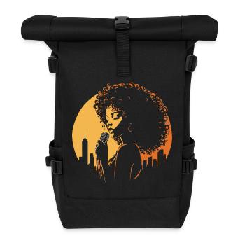 singer - Roll Top Backpack - black - Front