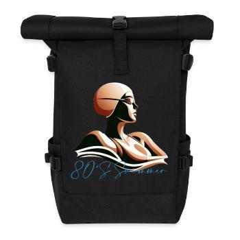 Swimmer - Roll Top Backpack - black - Front