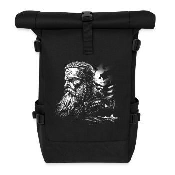 Vikings Scandinavia Seafarers - Roll Top Backpack - black - Front