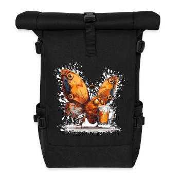Butterfly Beer Funny - Roll Top Backpack - black - Front
