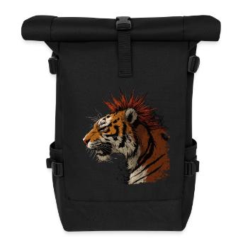 Tigerpunk - Roll Top Backpack - black - Front