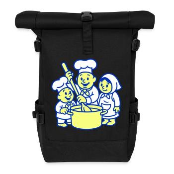 Sweet Chefs - Roll Top Backpack - black - Front