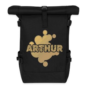 Arthur - Rolltop Rucksack - Schwarz - Vorne