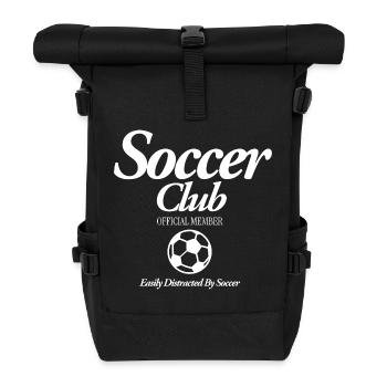 Soccer Club - Roll Top Backpack - black - Front