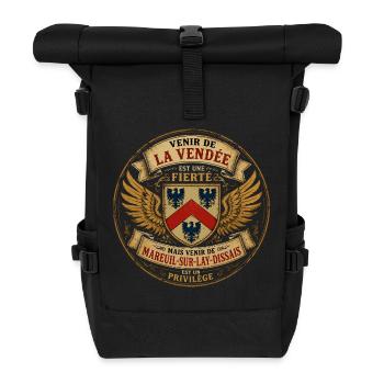 Fierté Vendée - Mareuil-sur-Lay-Dissais Privilège  - Sac à dos roll top - noir - Devant