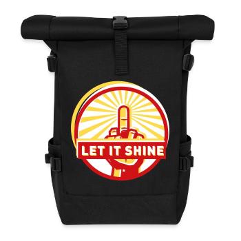 Laisse-le briller - Sac à dos roll top - noir - Devant