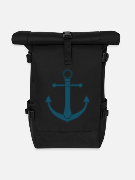 Anker - Rolltop Rucksack - Schwarz