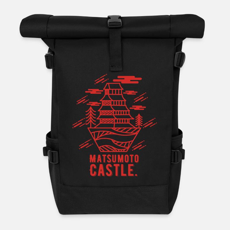Matsumoto - Rolltop Rucksack - Schwarz