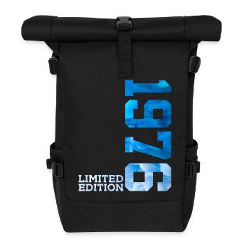 50. GEBURTSTAG LIMITED EDITION 1976 - Rolltop Rucksack - Schwarz - Vorne