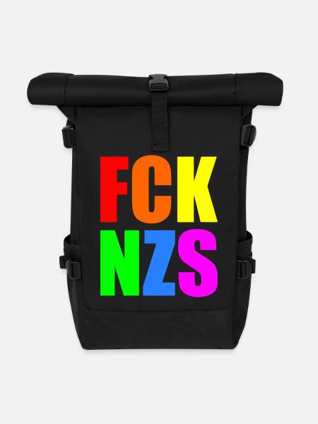 Fck nzs - Rolltop Rucksack - Schwarz