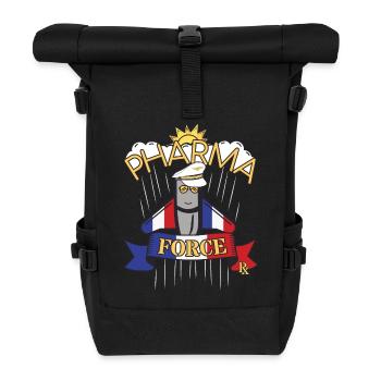 Pharmacy France Pharma Force - Roll Top Backpack - black - Front