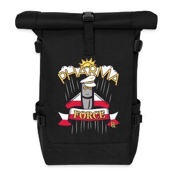 Pharmacy Poland Pharma Force - Roll Top Backpack - black - Front
