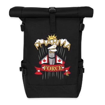 Pharmacy Canada Pharma Force - Roll Top Backpack - black - Front