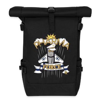 Pharmacy Finland Pharma Force - Roll Top Backpack - black - Front