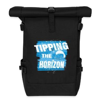 Tipping the Horizon – Paragliding Adventure - Roll Top Backpack - black - Front