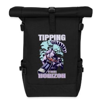 Tipping the Horizon – Paragliding Adventure - Roll Top Backpack - black - Front