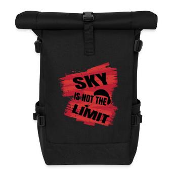 Sky Is Not the Limit – Paragliding Adventure - Roll Top Backpack - black - Front