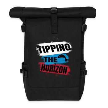 Tipping the Horizon – Paragliding Adventure - Roll Top Backpack - black - Front