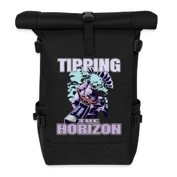 Tipping the Horizon – Paragliding Adventure - Roll Top Backpack - black - Front