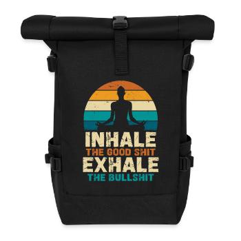 in the good, out the nonsense - Roll Top Backpack - black - Front