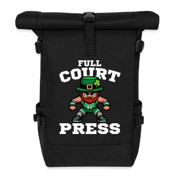 FULL COURT PRESS - BASKETBALL - Roll Top Backpack - black - Front