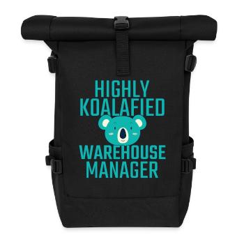 Warehouse Manager Koalafied - Rolltop Rucksack - Schwarz - Vorne