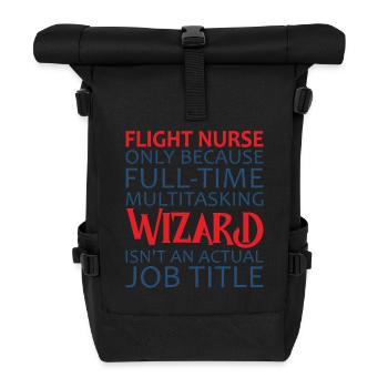 Infirmière de vol Wizard Air Rescue - Sac à dos roll top - noir - Devant