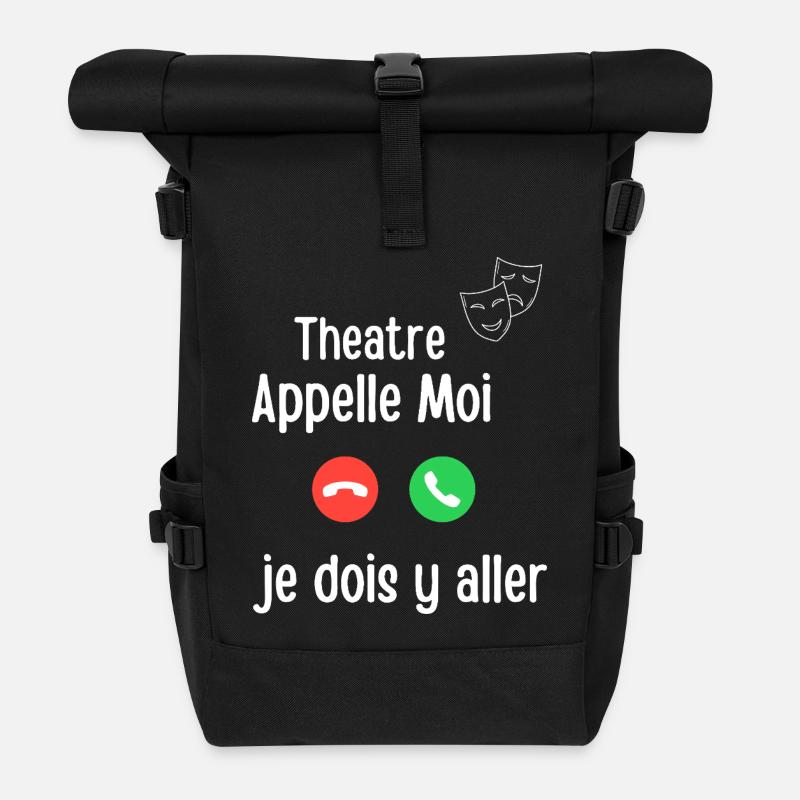 Theater Call Me Notfall - Rolltop Rucksack - Schwarz