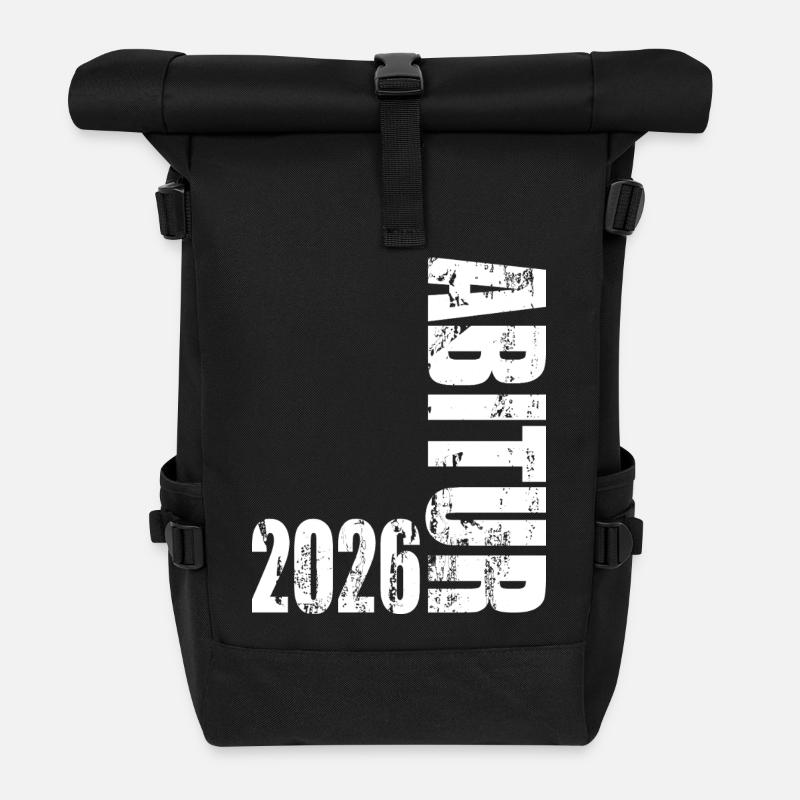 Abitur 2026 - Sac à dos roll top - noir