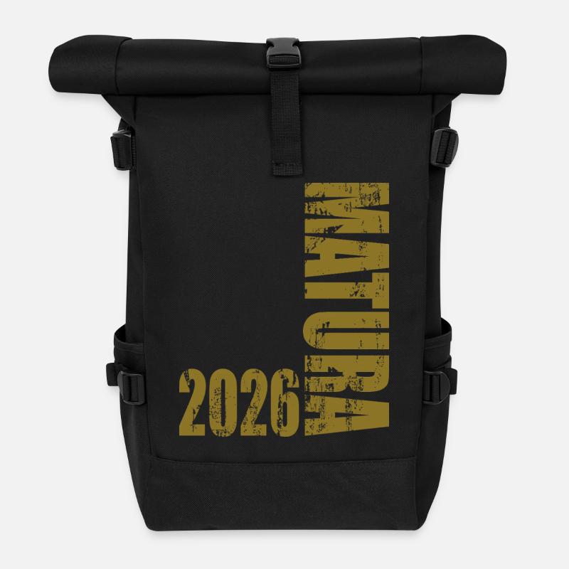 Matura 2026 - Roll Top Backpack - black