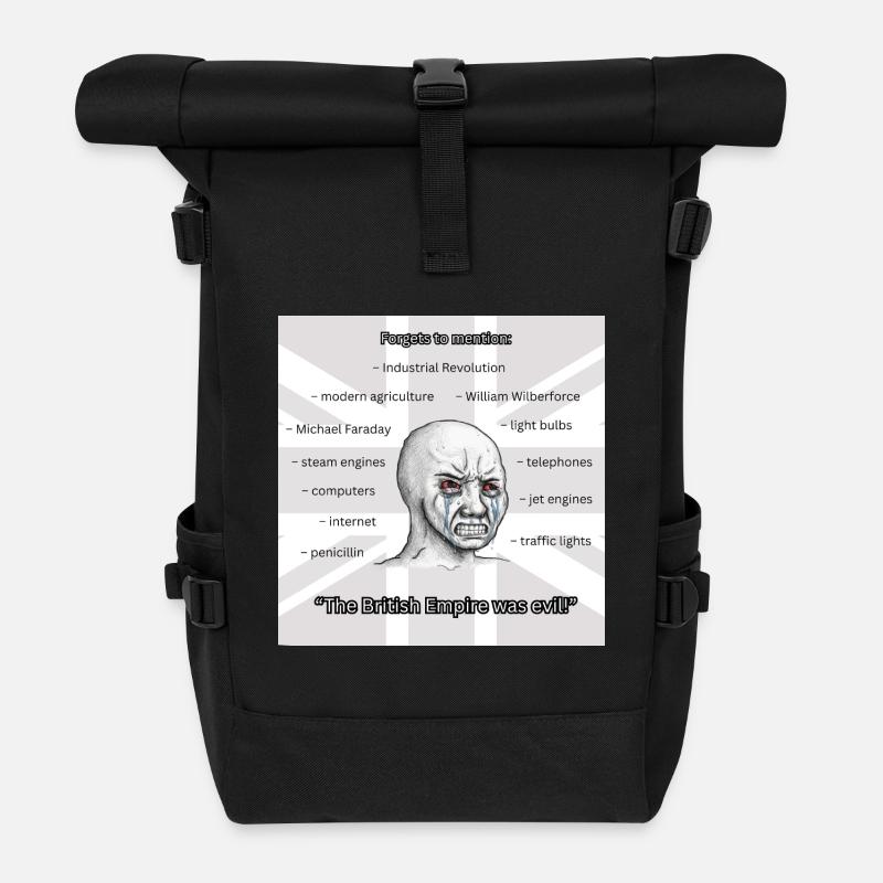 PROBRITAIN2 - Roll Top Backpack - black
