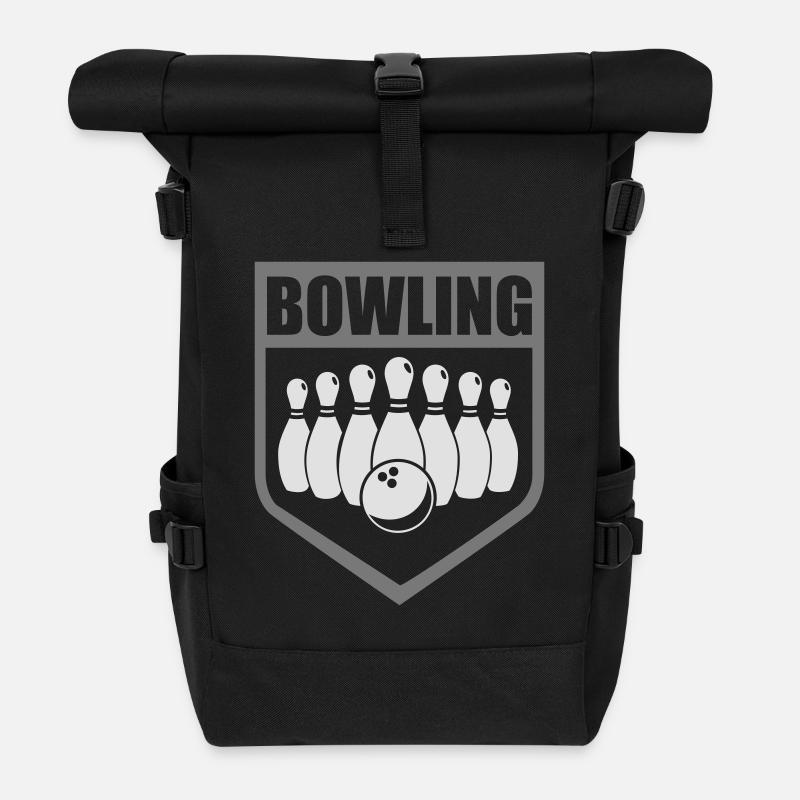 bowlingcoatofarms3 - Rolltop Rucksack - Schwarz