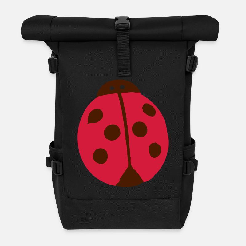ladybug - Rolltop Rucksack - Schwarz