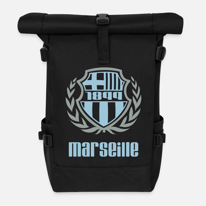 Embleme seul 2 coul - Sac à dos roll top - noir