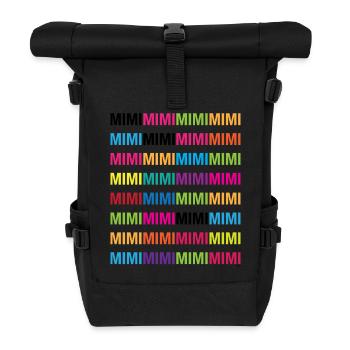 Mimimi - Rolltop Rucksack - Schwarz - Vorne